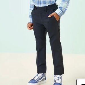 NWT Boys Size 18 Nordstrom black wool blend dress pants
